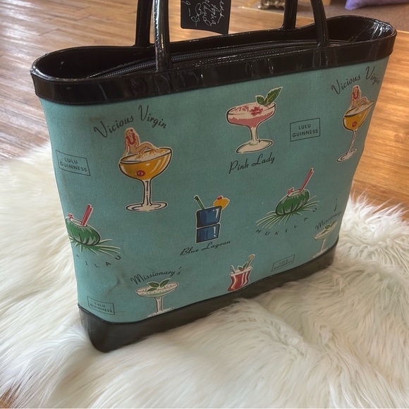 Fabulous Lulu Guinness Cocktail Hand Bag, Nice! Excellent Condition! - Picture 5 of 13